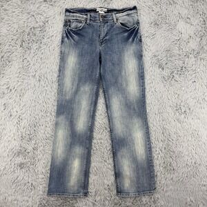 Armani Exchange Jeans Men's 30x31.5 Helix Stone Washed Distressed Made‎ In USA